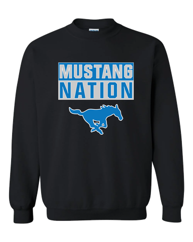 John Jay Mustangs Nation #1 Men's Sweatshirt