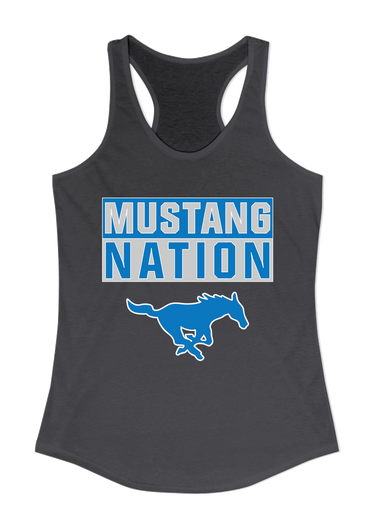 John Jay Mustangs Nation #1 Women's Tank Top