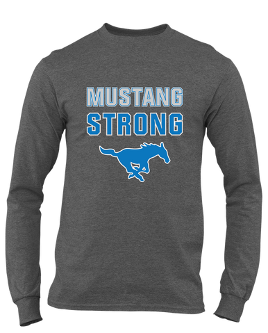 John Jay Mustangs Strong #2 Men's LS T-Shirt