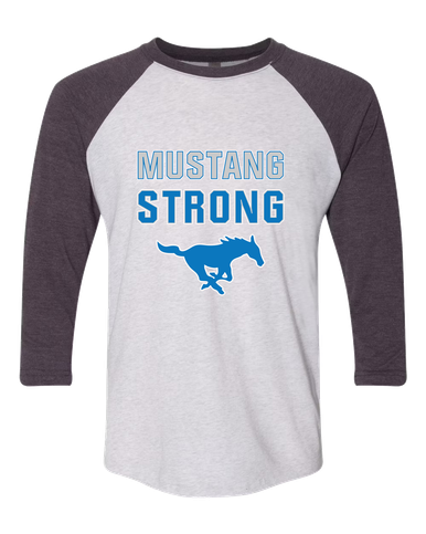 John Jay Mustangs Strong #2 Men's Baseball T-Shirt