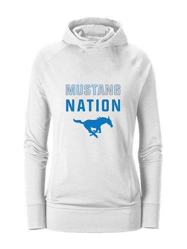 John Jay Mustangs Nation #2 Women's Hoodie