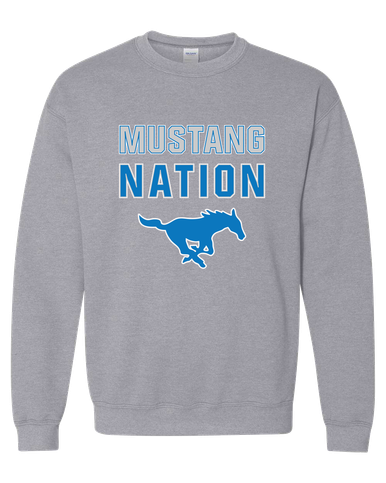 John Jay Mustangs Nation #2 Men's Sweatshirt