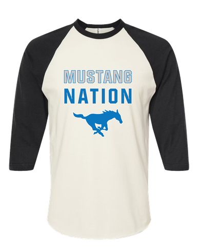 John Jay Mustangs Nation #2 Women's Baseball T-Shirt