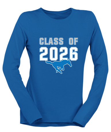 John Jay Mustangs Class of 2026 Women's LS T-Shirt