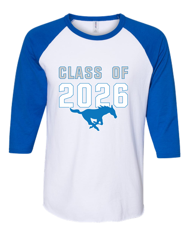 John Jay Mustangs Class of 2026 Women's Baseball T-Shirt