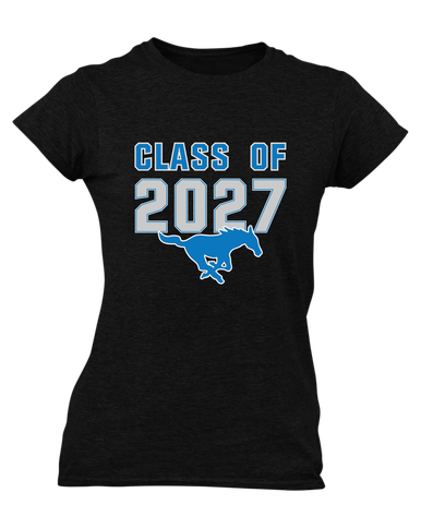 John Jay Mustangs Class of 2027 Women's Premium SS T-Shirt