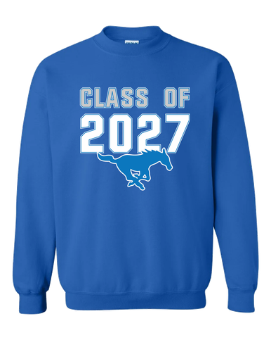 John Jay Mustangs Class of 2027 Men's Sweatshirt