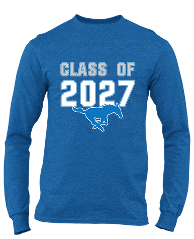 John Jay Mustangs Class of 2027 Men's Premium LS T-Shirt
