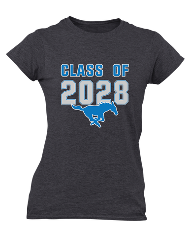 John Jay Mustangs Class of 2028 Women's Premium SS T-Shirt