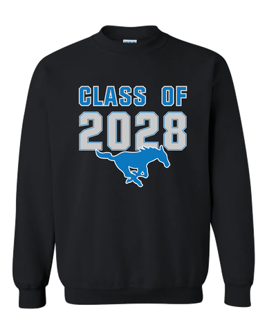 John Jay Mustangs Class of 2028 Men's Sweatshirt