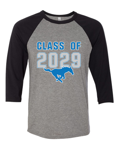 John Jay Mustangs Class of 2029 Women's Baseball T-Shirt