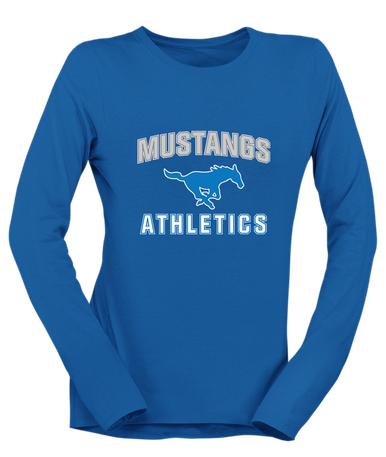 John Jay Mustangs Athletics Women's LS T-Shirt