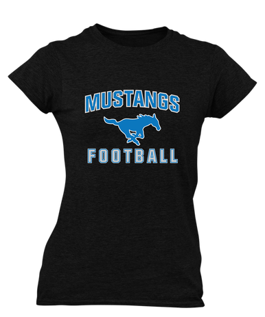 John Jay Mustangs Football #1 Women's Premium SS T-Shirt