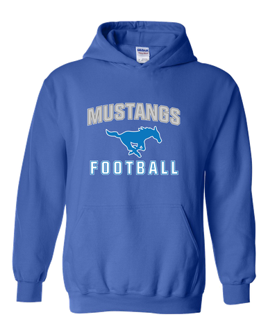 John Jay Mustangs Football #1 Men's Hoodie