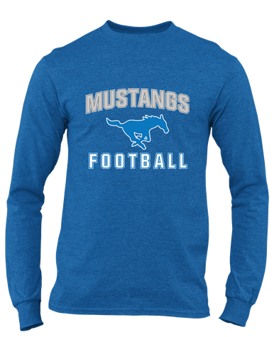 John Jay Mustangs Football #1 Men's LS T-Shirt
