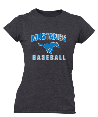 John Jay Mustangs Baseball #1 Women's Premium SS T-Shirt