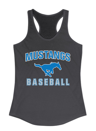 John Jay Mustangs Baseball #1 Women's Tank Top