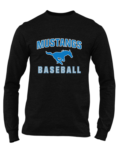 John Jay Mustangs Baseball #1 Men's Premium LS T-Shirt