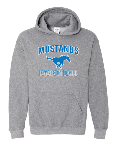 John Jay Mustangs Basketball #1 Men's Hoodie