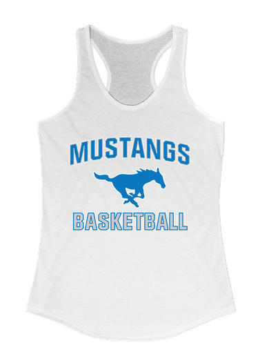 John Jay Mustangs Basketball #1 Women's Tank Top