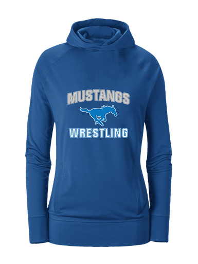John Jay Mustangs Wrestling Women's Hoodie