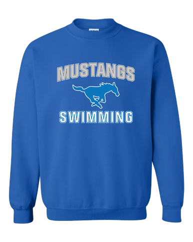 John Jay Mustangs Swimming Men's Sweatshirt