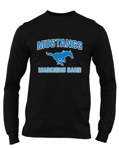 John Jay Mustangs Marching Band Men's LS T-Shirt