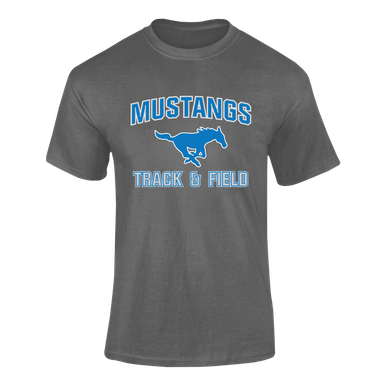 John Jay Mustangs Track & Field Men's SS T-Shirt