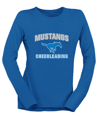 John Jay Mustangs Cheerleading Women's LS T-Shirt