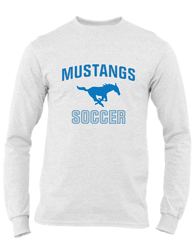 John Jay Mustangs Soccer #1 Men's LS T-Shirt