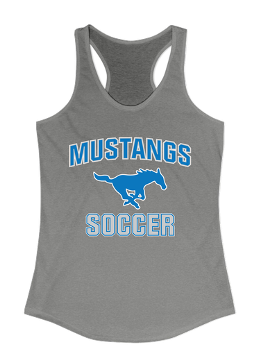 John Jay Mustangs Soccer #1 Women's Tank Top