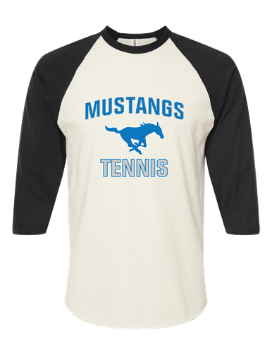 John Jay Mustangs Tennis Women's Baseball T-Shirt
