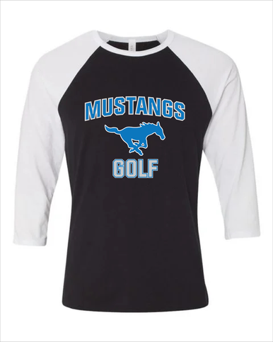 John Jay Mustangs Golf Men's Baseball T-Shirt