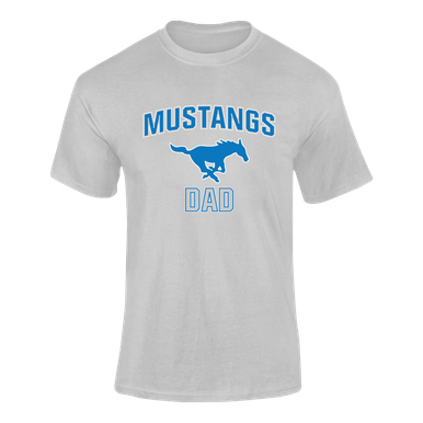 John Jay Mustangs Dad Men's SS T-Shirt
