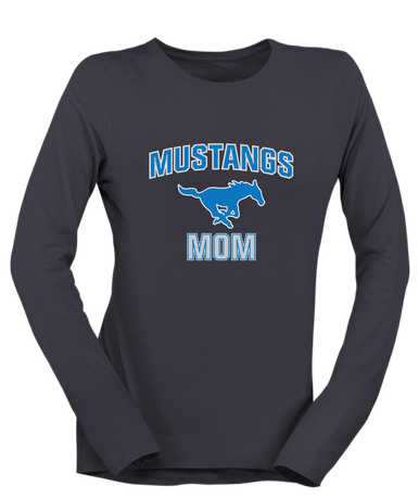 John Jay Mustangs Mom Women's LS T-Shirt