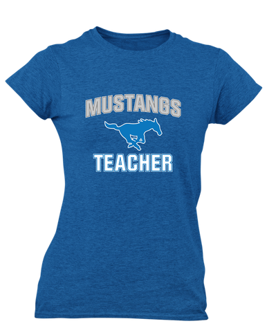 John Jay Mustangs Teacher Women's SS T-Shirt