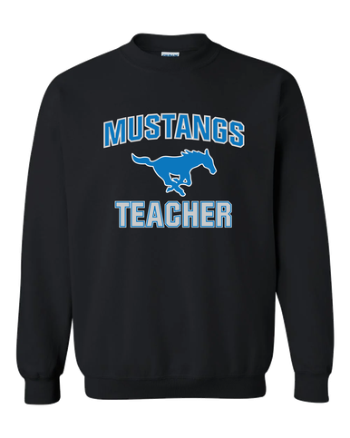 John Jay Mustangs Teacher Men's Sweatshirt