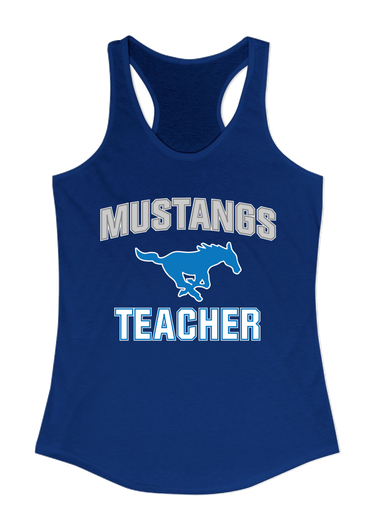 John Jay Mustangs Teacher Women's Tank Top