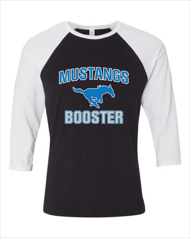 John Jay Mustangs Booster Women's Baseball T-Shirt