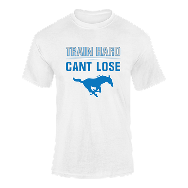 John Jay Mustangs Train Hard, Can't Lose Men's Premium SS T-Shirt