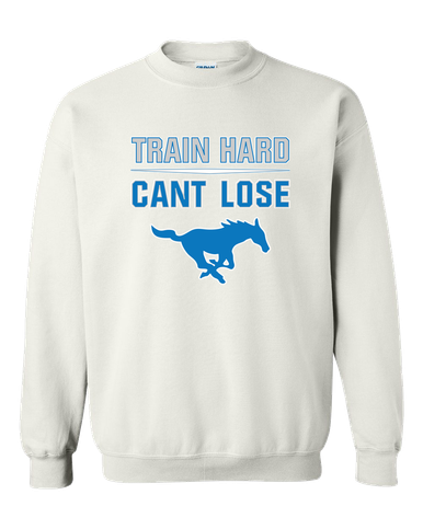 John Jay Mustangs Train Hard, Can't Lose Men's Sweatshirt