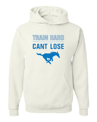 John Jay Mustangs Train Hard, Can't Lose Men's Premium Hoodie