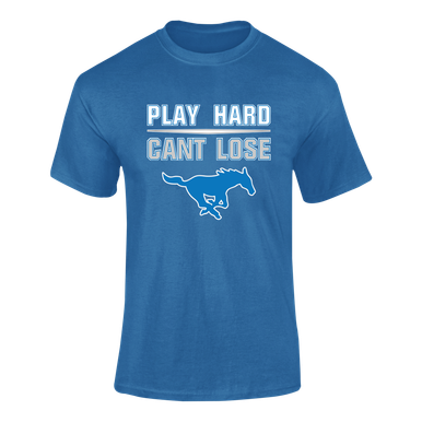 John Jay Mustangs Play Hard, Can't Lose Men's Premium SS T-Shirt