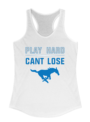 John Jay Mustangs Play Hard, Can't Lose Women's Tank Top