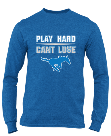 John Jay Mustangs Play Hard, Can't Lose Men's Premium LS T-Shirt