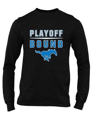 John Jay Mustangs Playoff Bound Men's LS T-Shirt