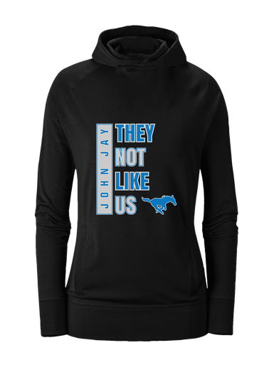 John Jay Mustangs They Not Like Us #1 Women's Hoodie