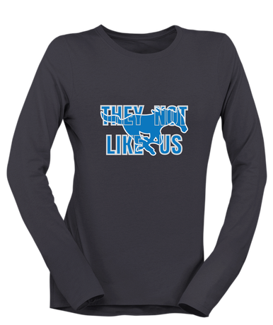 John Jay Mustangs They Not Like Us #2 Women's LS T-Shirt