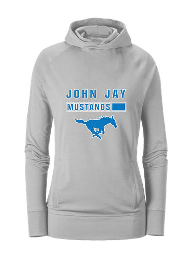John Jay Mustangs Mascot #7 Women's Hoodie
