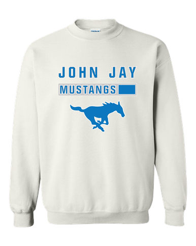 John Jay Mustangs Mascot #7 Men's Sweatshirt